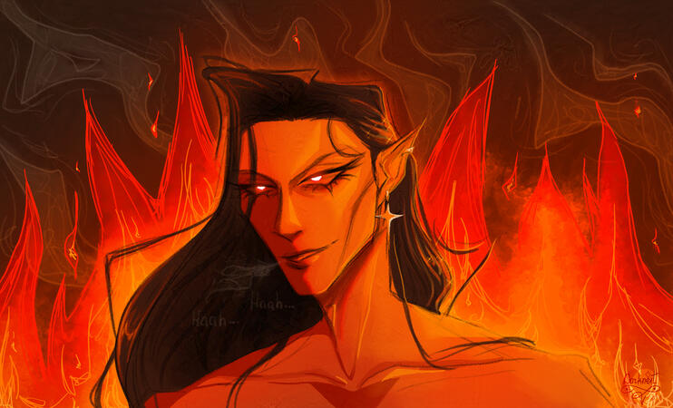 цей скетч практично в межах одного кольору, тому я ставлю його теж в категорію монохромії