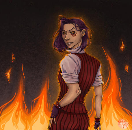 приклад монохромного арту